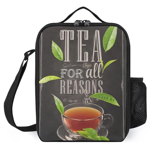 TFDGDGH Hornear es mi Superpoder Lonchera Termica Bolsa de Picnic Infantil Impresa Sac A Lunch Insulation Lunch Box Bag