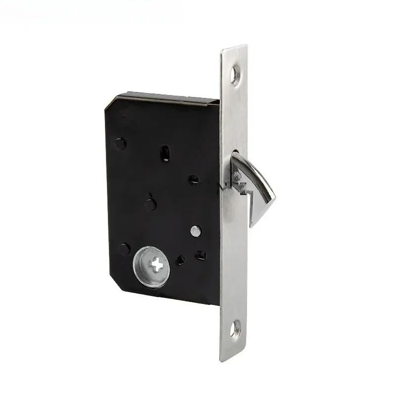 1 cerradura de gancho for puerta interior, seguridad, cuerpo aleación zinc, cilindro, herrajes for el hogar(A)