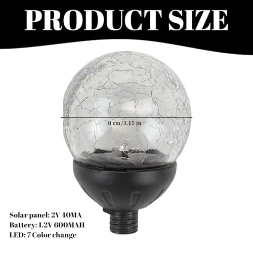 Repuestos para luz solar que reparan molinos decorativos con bombilla LED dañada 5