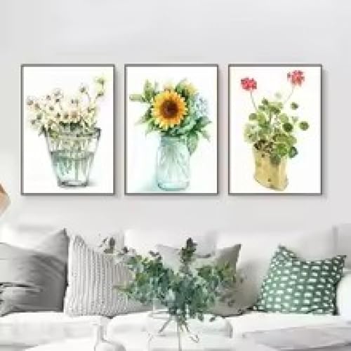 Affiches aquarelles florales lilas : la solution idéale pour murs vides