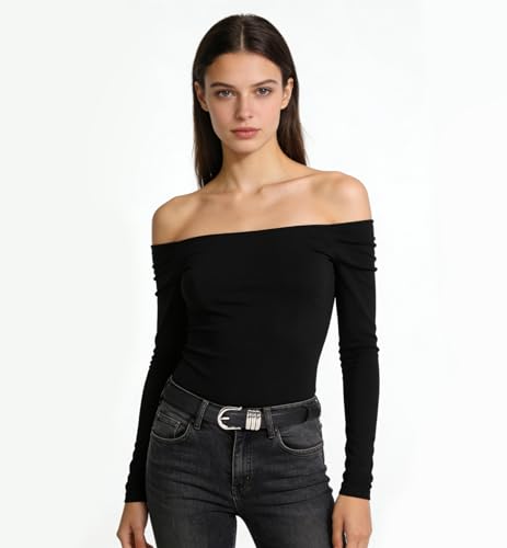 Image of Aurolran Women's Leather Belt with Buckle - Ideal for Dresses, Jeans, and Coats