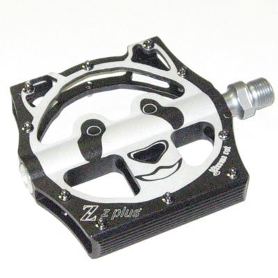 e13 プラスペダル　アルミフラットペダル GORIX GX-FX356 フラットペダル 3 bearing 黒×カーボン柄軸