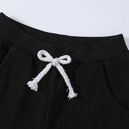 Image of Kid Toddler Boy Clothes Color Block Sweatshirt and Casual Pants 2Pcs Boys Fall Winter Outfits 1-5T