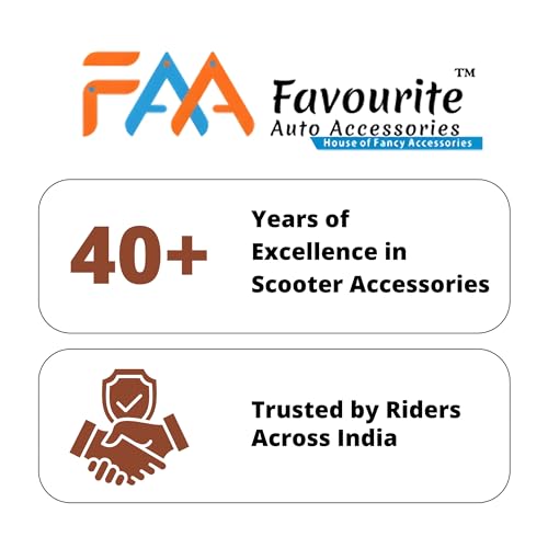 Image of Favourite Auto Accessories Dual Coloured Seat Cover with Pro Leather Finish for Ola S1, Ola S1 Pro, Ola S1 Air, Ola S1 X+ (Ten & Black)