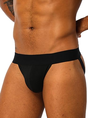 Mens Jockstrap Underwear Sexy mens lingerie Wide Belt Athletic Supporter2