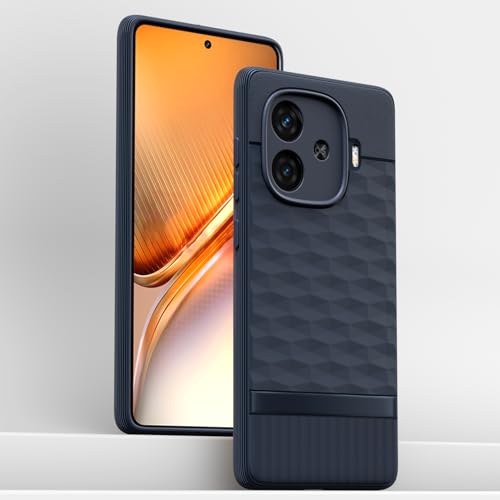 Image of Outlouders Back Cover for iQOO Neo 10R 5G / iQOO Z9 Turbo 5G / Vivo Y200 GT 5G | TPU Soft Flexible Shockproof | Full Camera Protection Back Case (Blue)