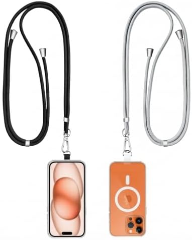 KNKUO 2 Pack Universal Phone Lanyards, Mobile Phone Lanyard with 2 ...
