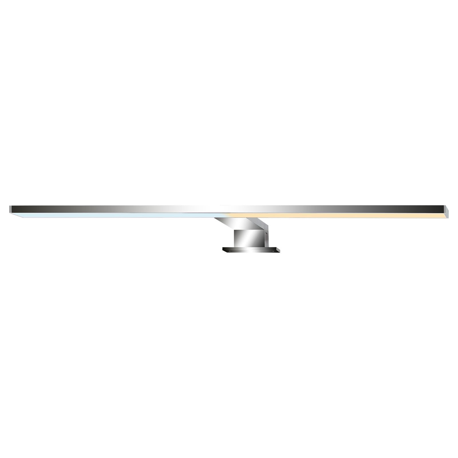 LED spiegellamp Triga IP44, chroom, 60cm, 3.000K