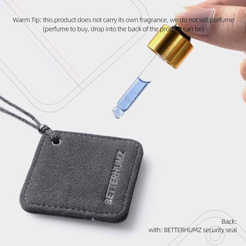 Image of Betterhumz Car Hanging Ornament Compatible with BMW F20 F22 F30 F33 F34 F36 435i 420i 430i 440i 425i 1 2 3 4 Series for Alcantara Interior Rearview Mirrors Accessories (NAPA Leather)