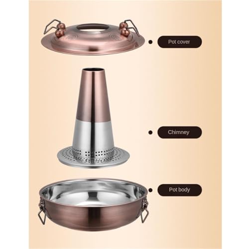 Olla para hotpot de acero inoxidable 34 cm miniatura 4
