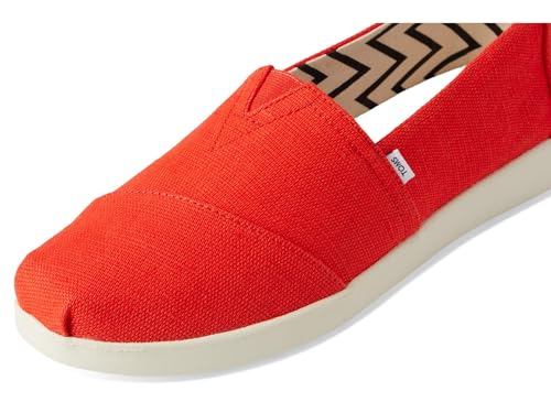 Image of TOMS Women's Alpargata Plus Slip On Espadrille, Textile Upper, Relaxed Fit, CloudBound Insole, Stretchy Easy On and Off