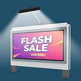 Solar sign Lights Ultra, fine feel frosted shell，12000 mAh Commercial Sign Light for Real Estate Signs, Business, Advertisement, High Way Sign Lighting (Black)