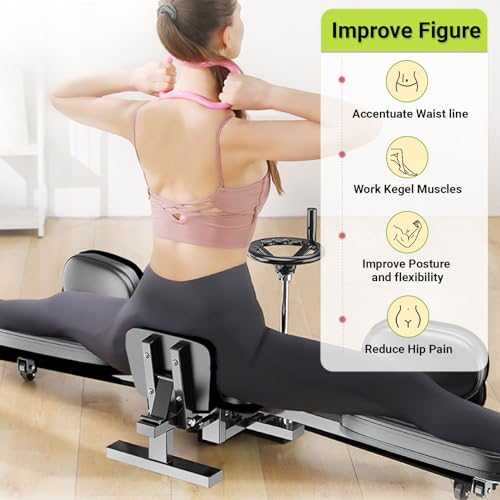 Hip Stretching Machine by Flex Bench – Improve Flexibility,Mobility and Reduce Hip Pain, Leg Stretcher - Flexibility for Yoga,Dance and Gymnastics Thighs,Glutes, Upgraded Model - New Adjustable Seat. - Image 4