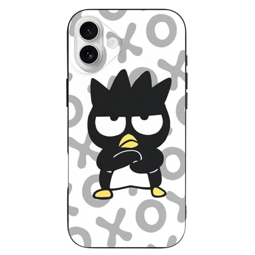 �o�b�h�΂� iPhone16Plus�Ή��P�[�X �ϏՌ� TPU ���^ �A�C�t�H��16Plus�J�o�[ �y�� ���菝�h�~ �X�}�z�P�[�X �l�C �L�����N�^�[ Case