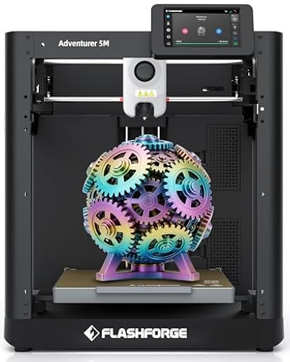 Flashforge Impresora 3D Adventurer 5M, 600mm/s Alta Velocidad Impresoras 3D FDM con Nivelación Automática,Estructura Core XY,extrusión de accionamiento Directo,Boquilla Desmontable rápida | Ya disponible en tu tienda friki favorita! En mundofriki.es!