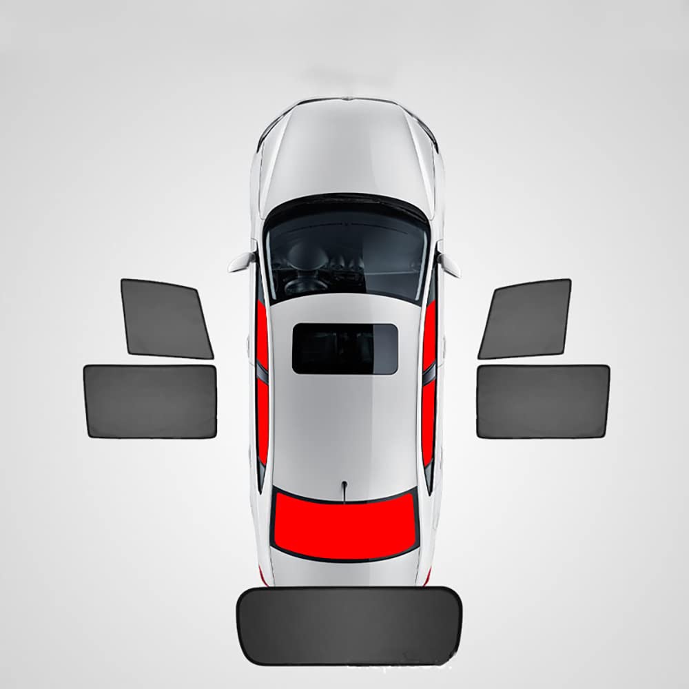 Boucle/Magnétique Voiture Pare-Soleil Fenêtre Latérale Avant Arrière Pare-Soleil Vie Privée Protection pour Au1di S3 Sedan,E/5 All Windows