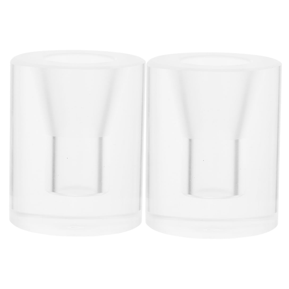 Luxshiny 2Pcs Acrylic Ice Cream Cone Holder Stand Versatile Display Rack for Desserts for Parties and Events Design for and Cone Presentation