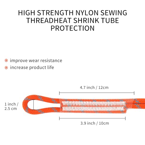 NewDoar Corda de Montanhismo Prusik 8 mm Pré-Costurada 12