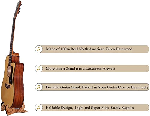 Support de guitare pliable en bois pour guitare électrique – Cadre en A – Support pour instrument à cordes – Forme de… - Les Beatles, Paul McCartney, John Lennon, RIngo Starr, George Harrison Support de guitare pliable en bois pour guitare électrique - Cadre en A - Support pour instrument à cordes - Forme de… – Image 5