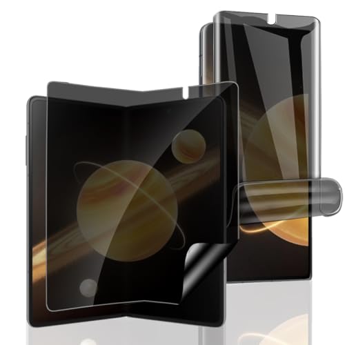 Phlleyaa Schutzfolie für Honor Magic V3 Sichtschutz Weich TPU Folie 1 Stück mit 1 Stück Externe Displayschutzfolie Blendschutz Anti Spy für Panzerglas für Honor Magic V3
