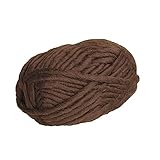 Knit Picks Tuff Puff 100% Wool Super Bulky Yarn Brown - 100 Gram Skein (Bark)