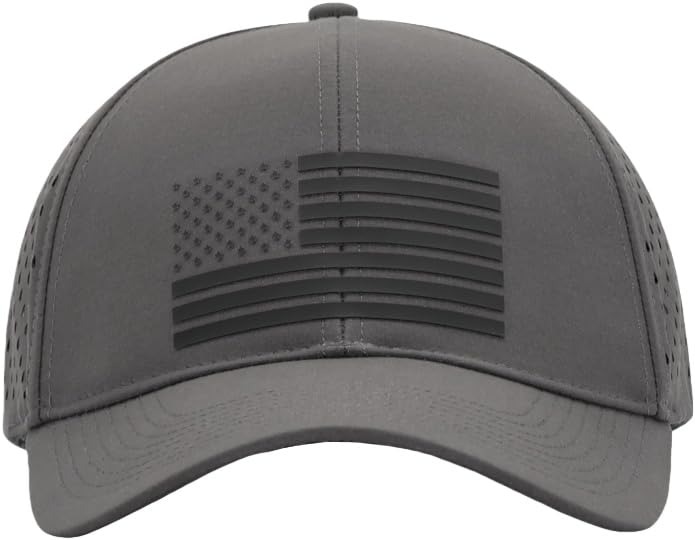 Image of 250th Anniversary USA Flag Hat, Laser Cut Breathable Mesh Patriotic Tactical Baseball Cap for Men Women, Fits OSFM&XXL Head