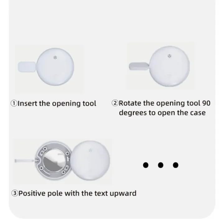 Volovivo Localizzatore Bluetooth(2 pezzi neri)