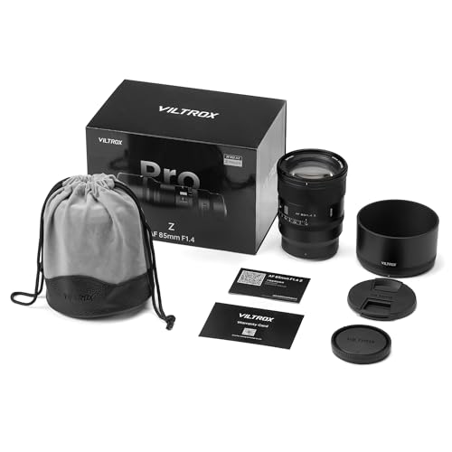 Image of VILTROX 85mm f1.4 Pro Z Lens, AF 85mm f /1.4 Z for Nikon Z-Mount, Portrait Lens for Nikon Z Mount Z5 II Z6 II Z7 II Z8 Z9 Zf Z6 III Z7 Z50 Z50 II Z30 Zfc ZR