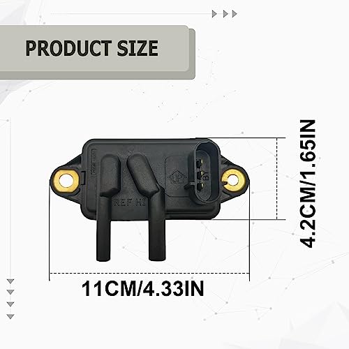 Vrasly SENSOR-VRY Egr Valve Pressure Feedback Sensor Compatible For 1994-2010 Ford Lincoln Mazda Vp8, Mercury Lincoln Town Car Mazda Truck Replacement thumb #1