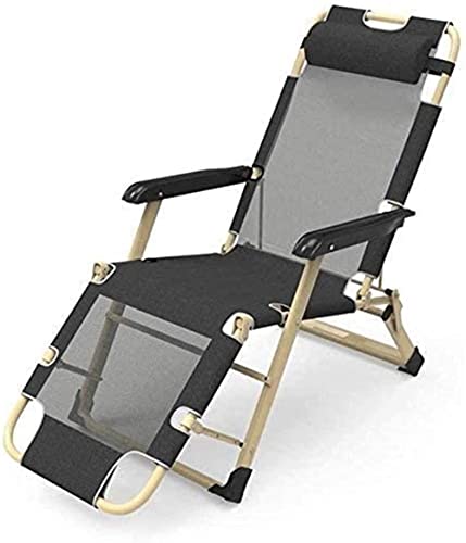 Fauteuil chaise pliante de jardin avec dossier inclinable réglable - 2