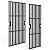 Criditpid 18 Inch Grill Grates for Charbroil Performance 2 Burner 463625217 463673519 Replacement Parts, Cast Iron Grill Cooking Grate for Char-Broil G470-0002-W1, G470-0003-W1, 463625219, 463673517