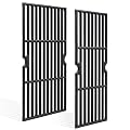 Criditpid 18 Inch Grill Grates for Charbroil Performance 2 Burner 463625217 463673519 Replacement Parts, Cast Iron Grill Cooking Grate for Char-Broil G470-0002-W1, G470-0003-W1, 463625219, 463673517