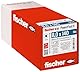 fischer PowerFast II CTP 8,0 x 140, kraftvolle Holzbauschraube mit Senkkopf, Innenstern-Aufnahme und Teilgewinde, für den konstruktiven Holzbau, 50 Stk.