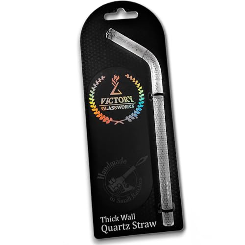 'Fueled By Mids' Quartz Straw