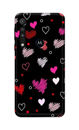 Image of PRINTFIDAA Vibrations of Love Hard Back Cover for Motorola One Macro Back Cover -(P6) KAT1009