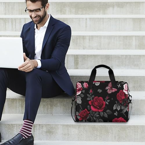 Maletín para portátil con diseño mariposa 13-15.6 pulg miniatura 3