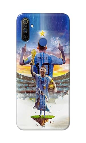 Image of Printed Hard Back Cover for Realme Narzo 10A Back Cover (Famous Football Player -J2) -190724(EA)