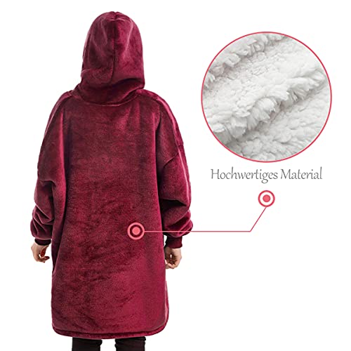 RainRose-Pullover-Damen-Hoodie-Damen-Oversize-Sweatshirt-Decke-Geschenke-fuer-Frauen-Decke-mit-aermel-Weicher-Warmer-Kapuzen-Deckenpullover-Einheitsgroesse-fuer-Damen-Herren