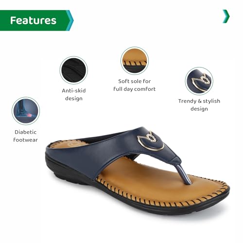 Image of ORTHO JOY Fancy doctor Slipper for women | Fancy Comfortable & Stylish Ortho Slipper for women
