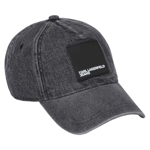 Karl Lagerfeld Jeans, Hombres, Gorra Vaquera, Negro, One size