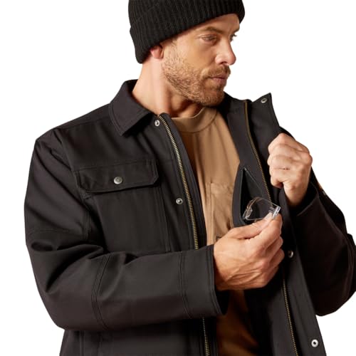 Image of ARIAT Men's Rebar DuraCanvas Sherpa-Lined Coat