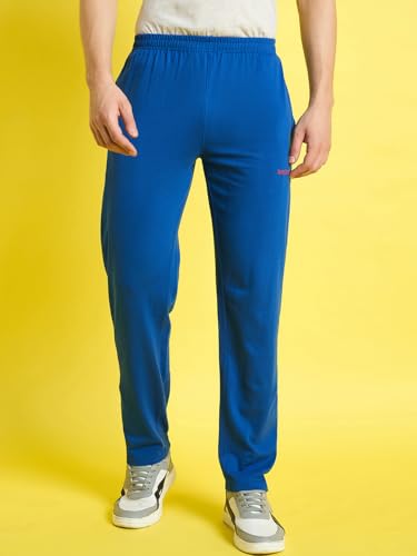 Image of bearbrother Men's Regular Fit Solid Trackpants