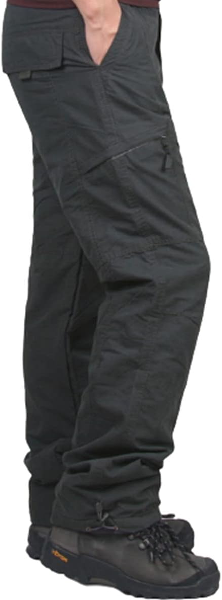 KEHAIOO Winter Warm Men Thick Pants, Double Layer Military Army Camouflage Tactical Cotton Trousers