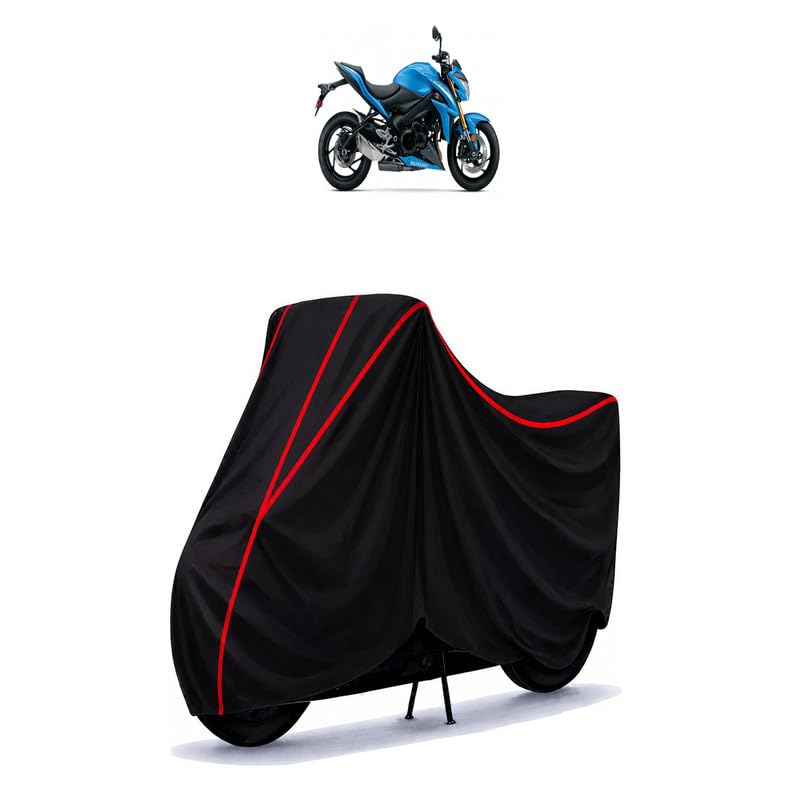 Image of Suzuki GSX-S1000F Water Resistant Bike Cover for All Motorcycles & Rain | Heavy Duty Taffeta Fabric | UV Protection, Dustproof, Scratchproof | All Weather Two Wheeler Body Cover with Elastic Bottom