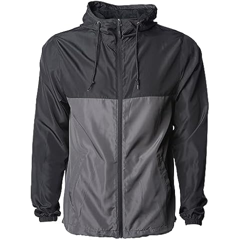 Global Blank Men's Windbreaker Jacket Lightweight Water-Resistant Windbreakers for Men Cover
