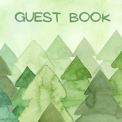 Guest Book Log Cabin Vacation Rental Home: Guest sign in book Mountain Holiday Rental House