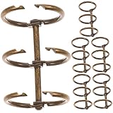 Pinces à feuilles mobiles : ces anneaux de reliure sont parfaits pour une utilisation au bureau, à l'école ou à la maison, ils sont très faciles à utiliser, classeurs de bureau