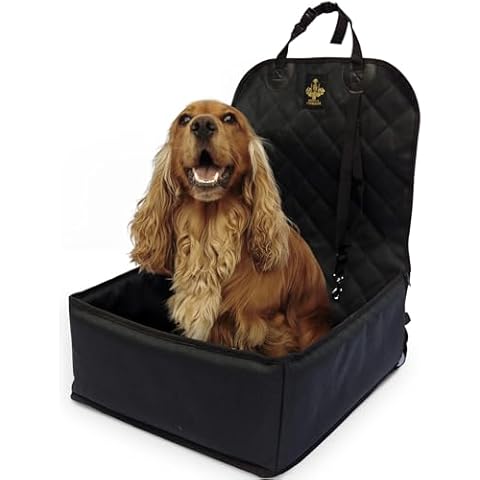 Heritage Accessories Dog Car Seat with Safety Belts Cover