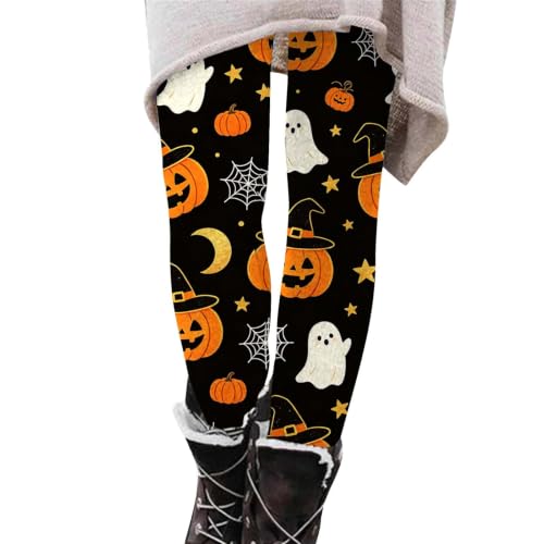 Mallas de Halloween deportivas sin costuras perfectas para yoga y fitness