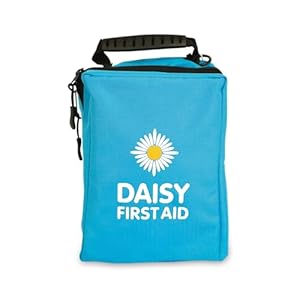 82 Piece Children’s First Aid Kit | Eco Friendly Daisy First Aid Premium Travel | Paediatric, Family First Aid Kit for Home and Holiday. Essentials for Toddlers | Recycled Material Zip Up Case